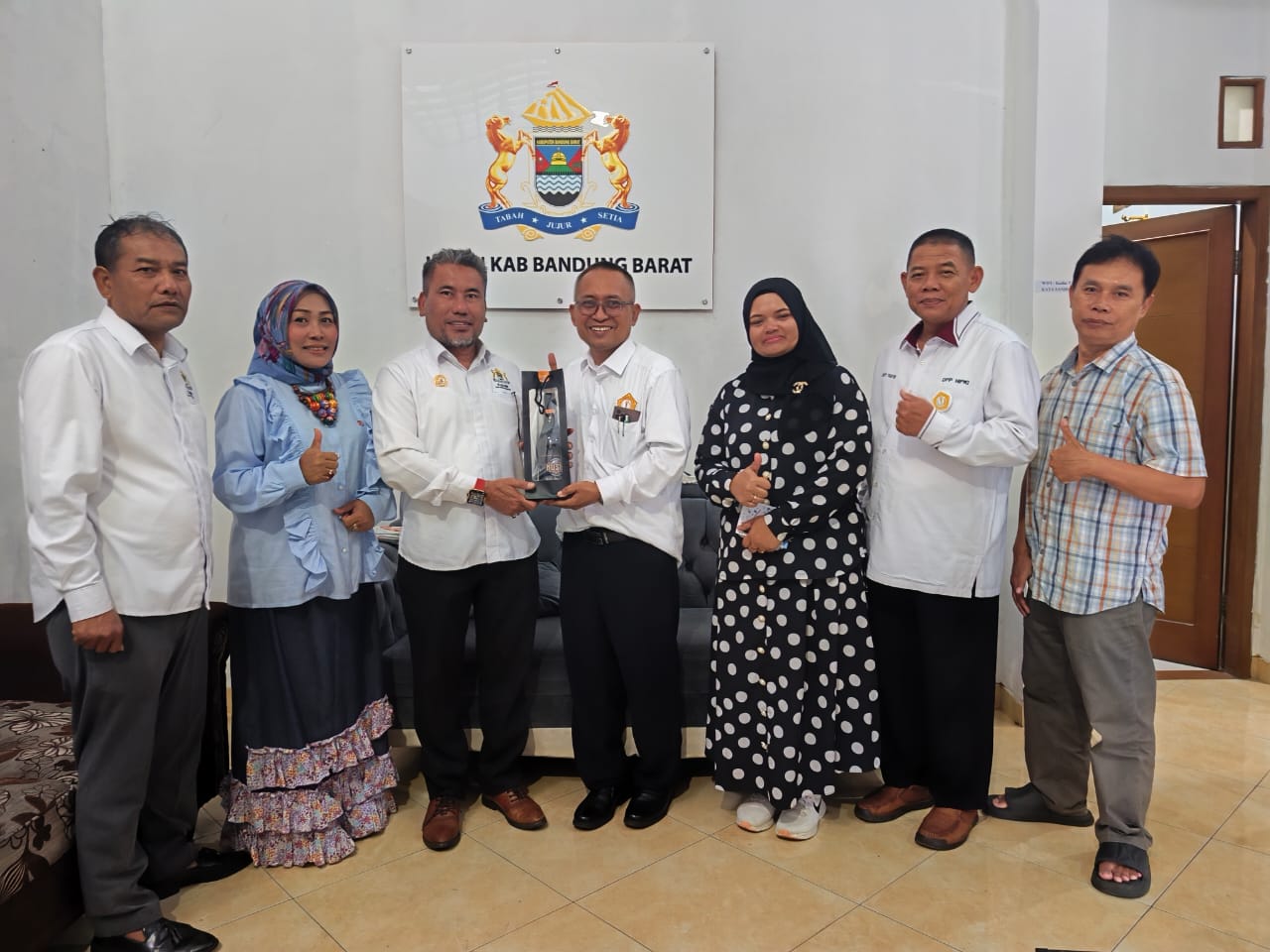 Dengan Ketua KADIN Bandung barat